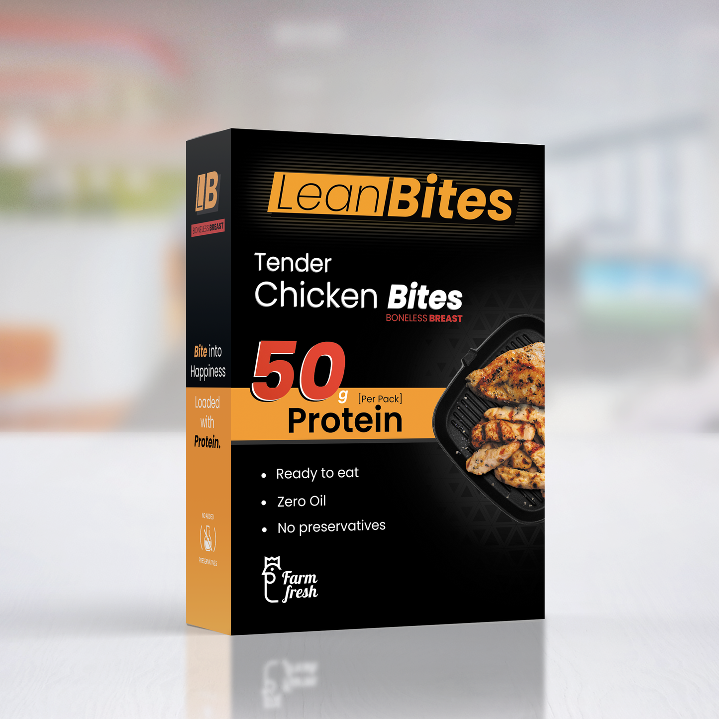 Ready-to-eat - Boneless Chicken Breast - Pack of 28 (28x 200g)